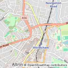 Map of Cheshire