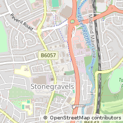 Map of Chesterfield, Derbyshire