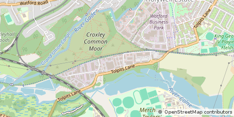 Map of Watford, Hertfordshire