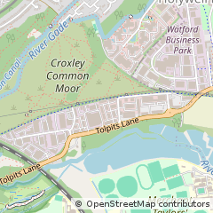Map of Watford, Hertfordshire