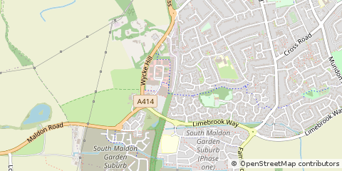 Map of Maldon, Essex