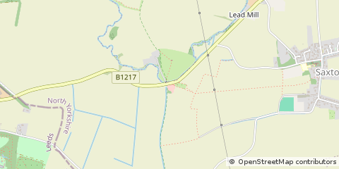 Map of Tadcaster, North Yorkshire