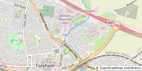 Map of Fareham