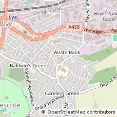 Map of West Midlands