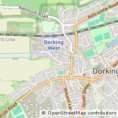 Map of Dorking
