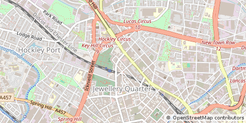 Map of Hockley, Birmingham, West Midlands