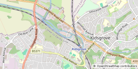 Map of Stoke on Trent