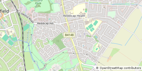 Map of Sutton Coldfield