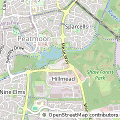 Map of Swindon, Wiltshire