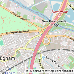 Map of Egham
