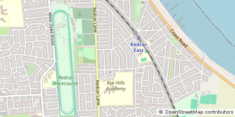 Map of Redcar