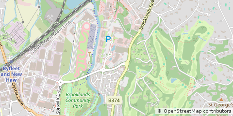 Map of Weybridge