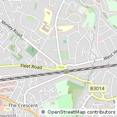 Map of Farnborough, Hampshire