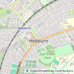 Map of Hebburn
