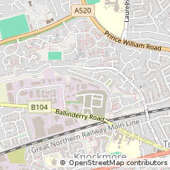 Map of Lisburn, CO. Antrim