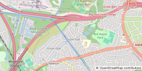 Map of Birmingham, West Midlands