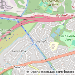 Map of Birmingham, West Midlands