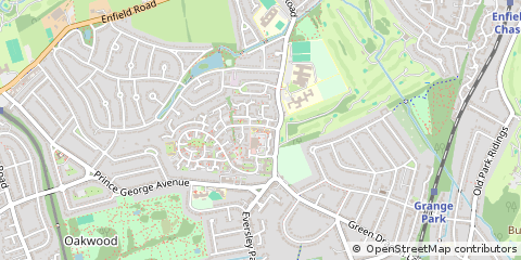 Map of London, Greater London