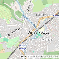 Map of Dinas Powys