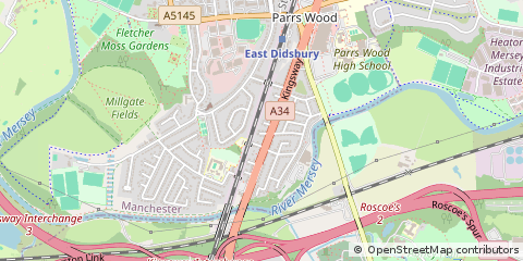 Map of Manchester