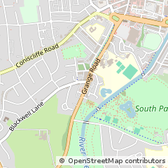 Map of Darlington, County Durham