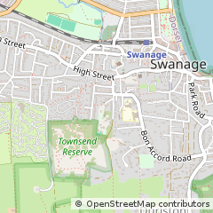 Map of Swanage, Dorset