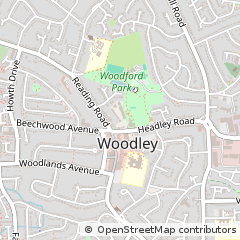 Map of Reading, Berkshire