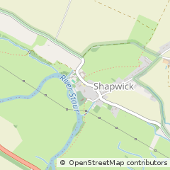 Map of Blandford Forum, Dorset