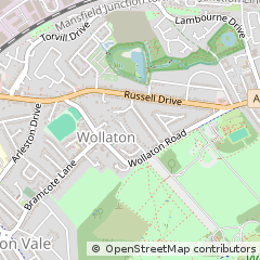 Map of Nottingham