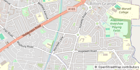 Map of Hull