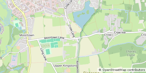 Map of Ringwood, Hampshire