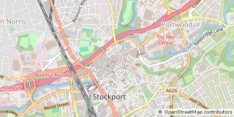 Map of Stockport