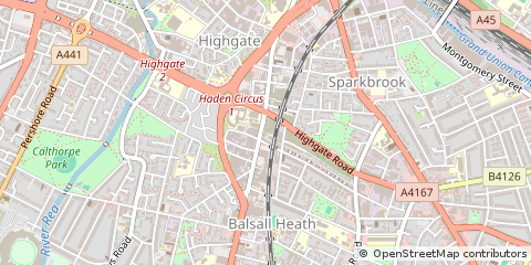 Map of Birmingham