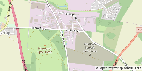 Map of Doncaster, South Yorkshire