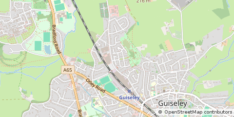 Map of Leeds, West Yorkshire