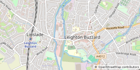 Map of Leighton Buzzard, Bedfordshire