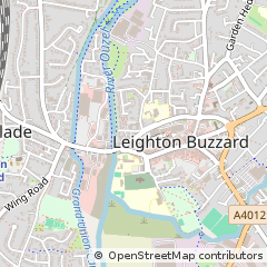 Map of Leighton Buzzard, Bedfordshire