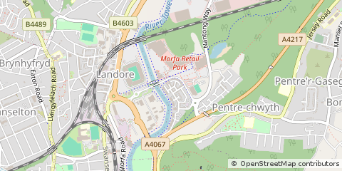 Map of Swansea