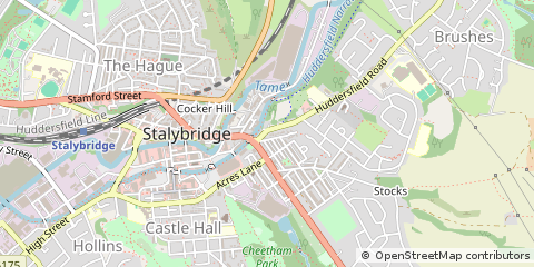 Map of Stalybridge