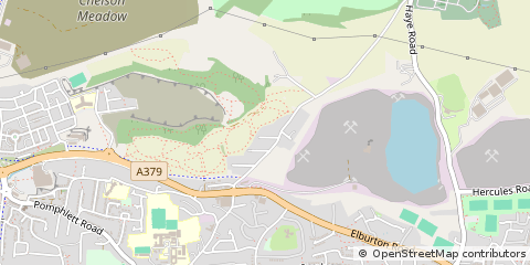 Map of Plymouth, Devon