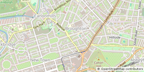 Map of Edinburgh, Midlothian