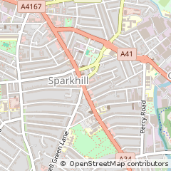 Map of Birmingham