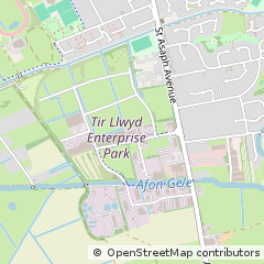 Map of Rhyl, Conwy