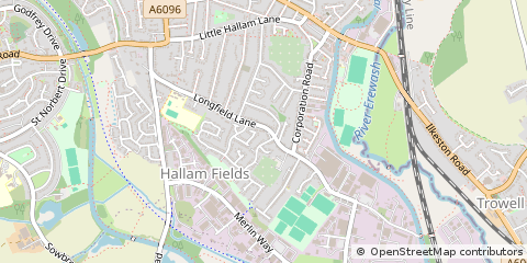 Map of Ilkeston, Derbyshire