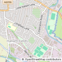 Map of Ilkeston, Derbyshire