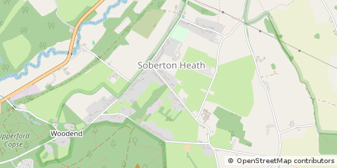 Map of Southampton, Hampshire