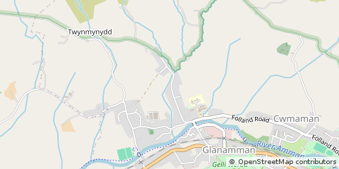 Map of Ammanford