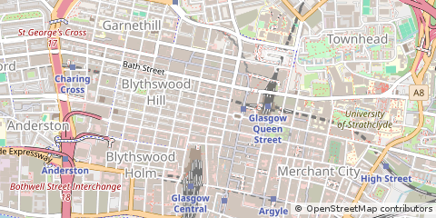 Map of Glasgow