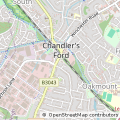 Map of Eastleigh