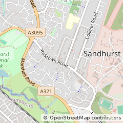 Map of Sandhurst